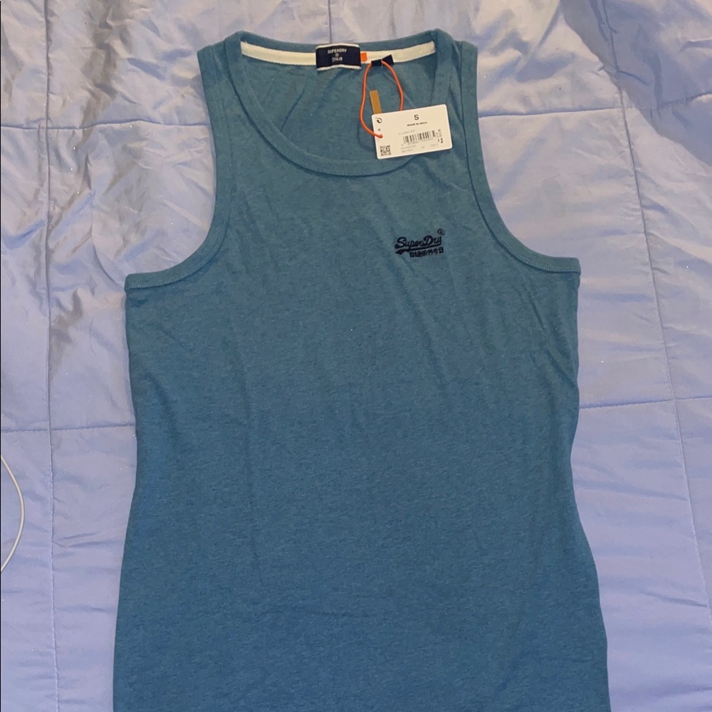 Superdry Blue Tank Top for Women
